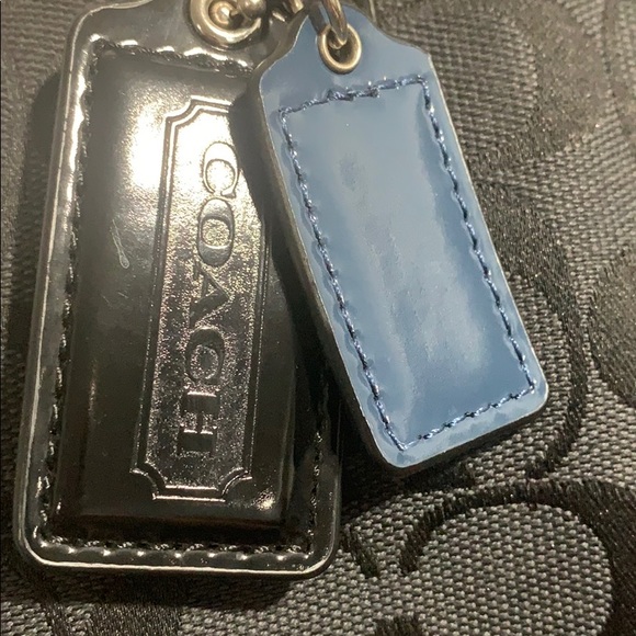 COACH Signature Stripe Drawstring Carryall - Picture 2 of 5